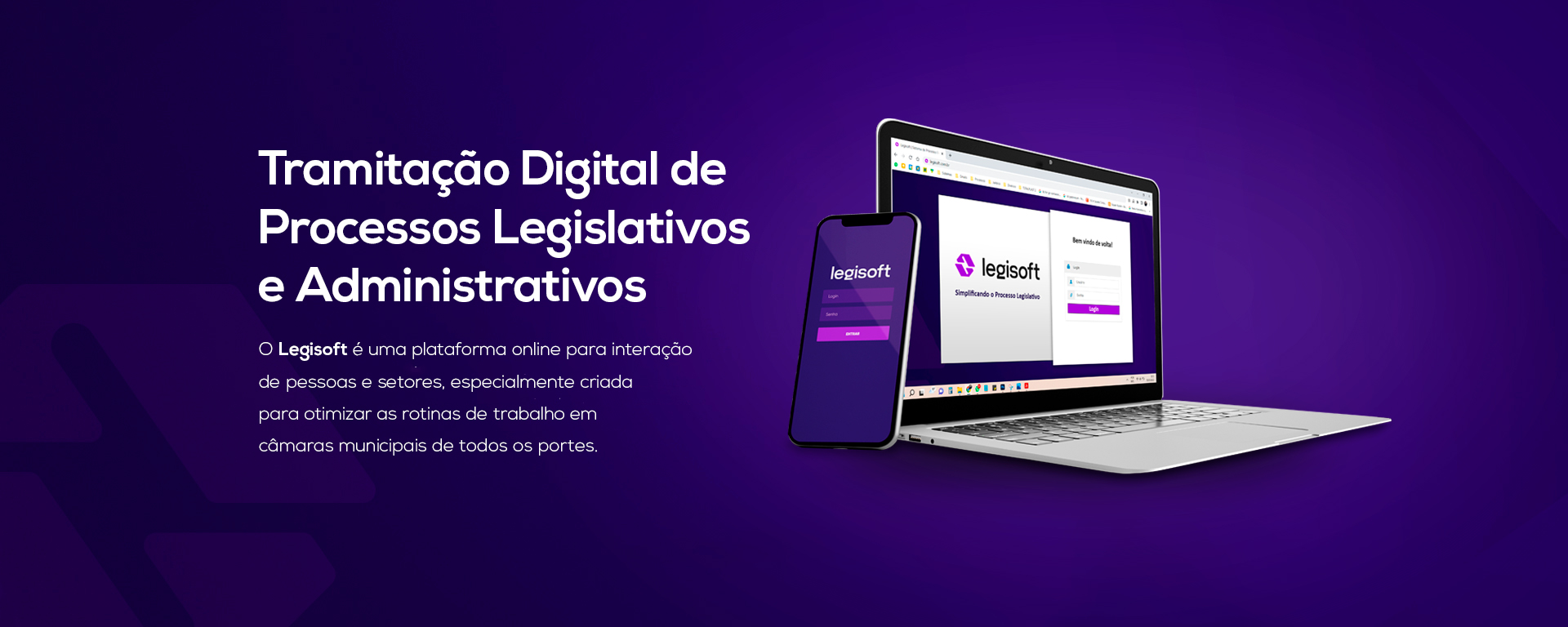 software gerenciador de processos legislativos